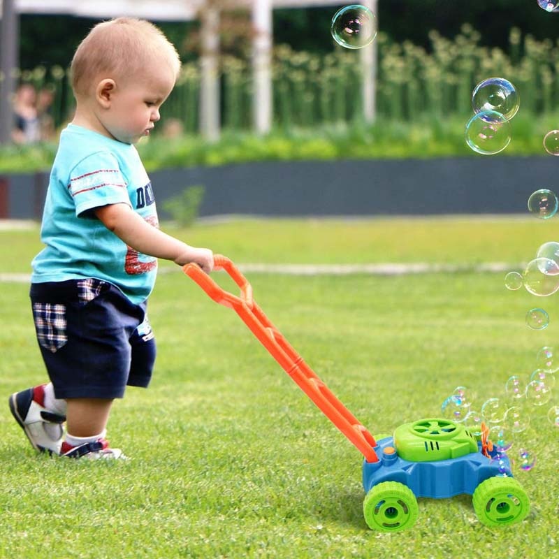 Bubble Lawn Mower Push Walker for Toddlers by HitMyNeed