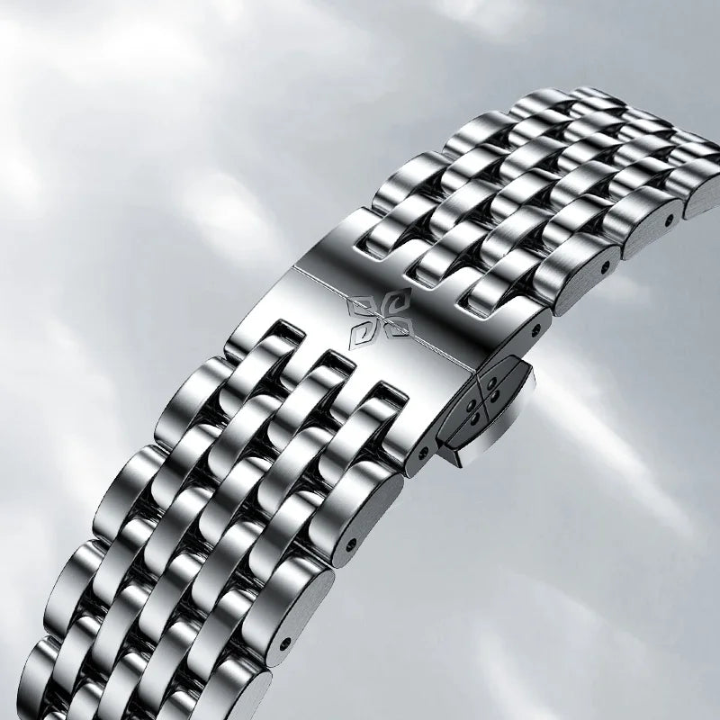 Budapest Men's Steel Automatic Watch with Big Date by HitMyNeed