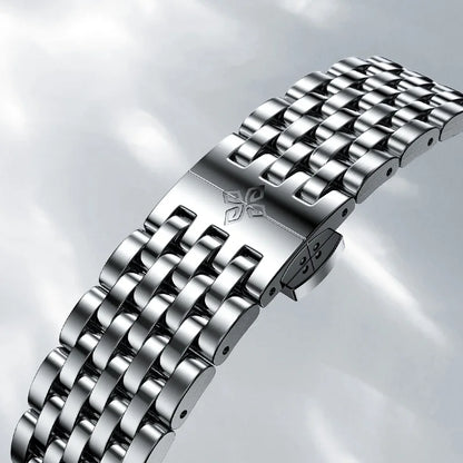 Budapest Men's Steel Automatic Watch with Big Date by HitMyNeed