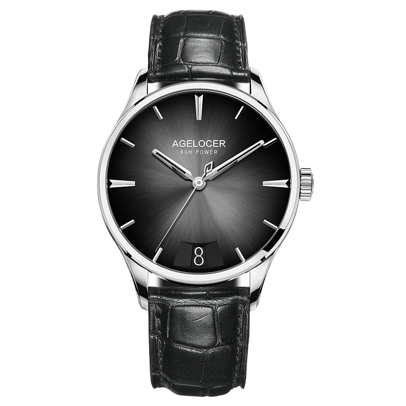 Budapest Men's Steel Automatic Watch with Big Date 4202a1 by HitMyNeed