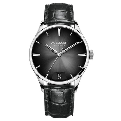 Budapest Men's Steel Automatic Watch with Big Date 4202a1 by HitMyNeed