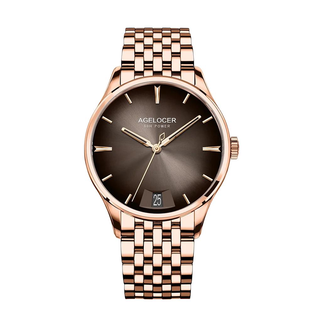 Budapest Men's Steel Automatic Watch with Big Date 4203d9 by HitMyNeed