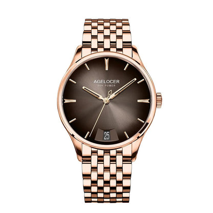 Budapest Men's Steel Automatic Watch with Big Date 4203d9 by HitMyNeed