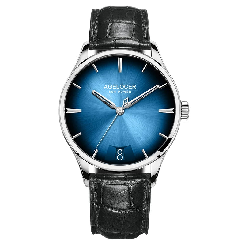 Budapest Men's Steel Automatic Watch with Big Date 4204a1 by HitMyNeed