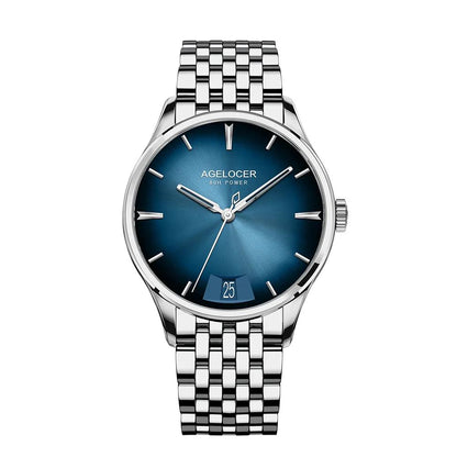 Budapest Men's Steel Automatic Watch with Big Date 4204a9 by HitMyNeed