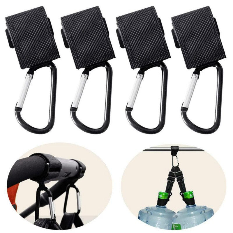 Buggy Clips Multi-Purpose Stroller Hooks (Set of 2) by HitMyNeed