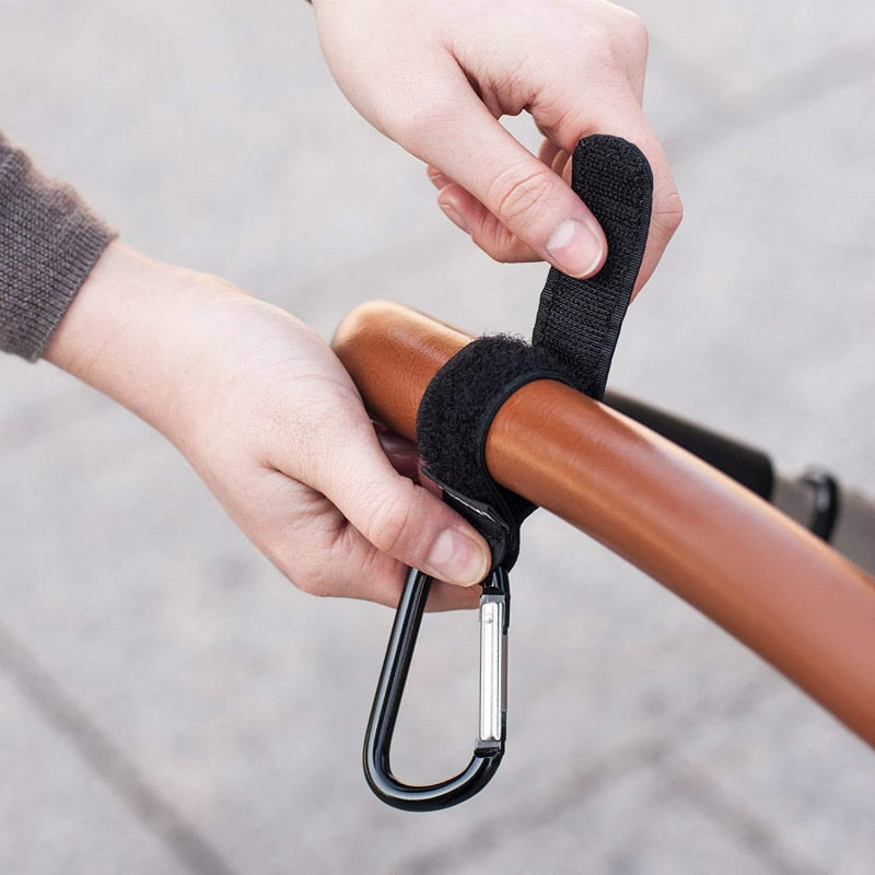 Buggy Clips Multi-Purpose Stroller Hooks (Set of 2) by HitMyNeed
