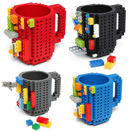 Build-On Brick Mug Compatible with Lego Bricks by HitMyNeed