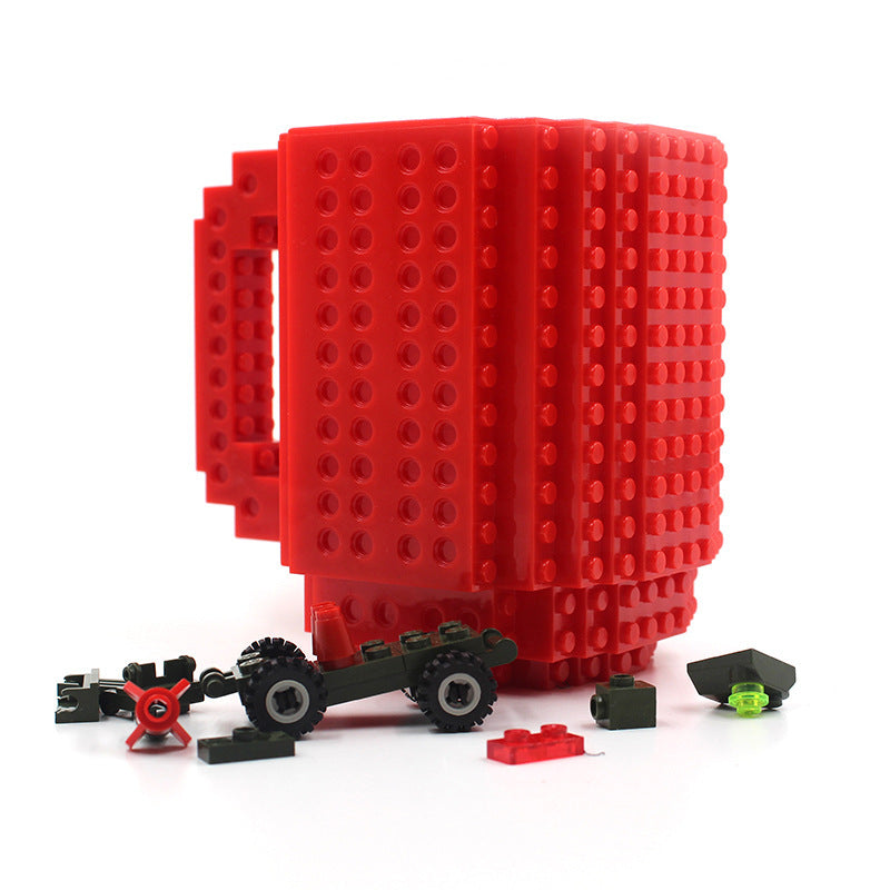 Build-On Brick Mug Compatible with Lego Bricks by HitMyNeed