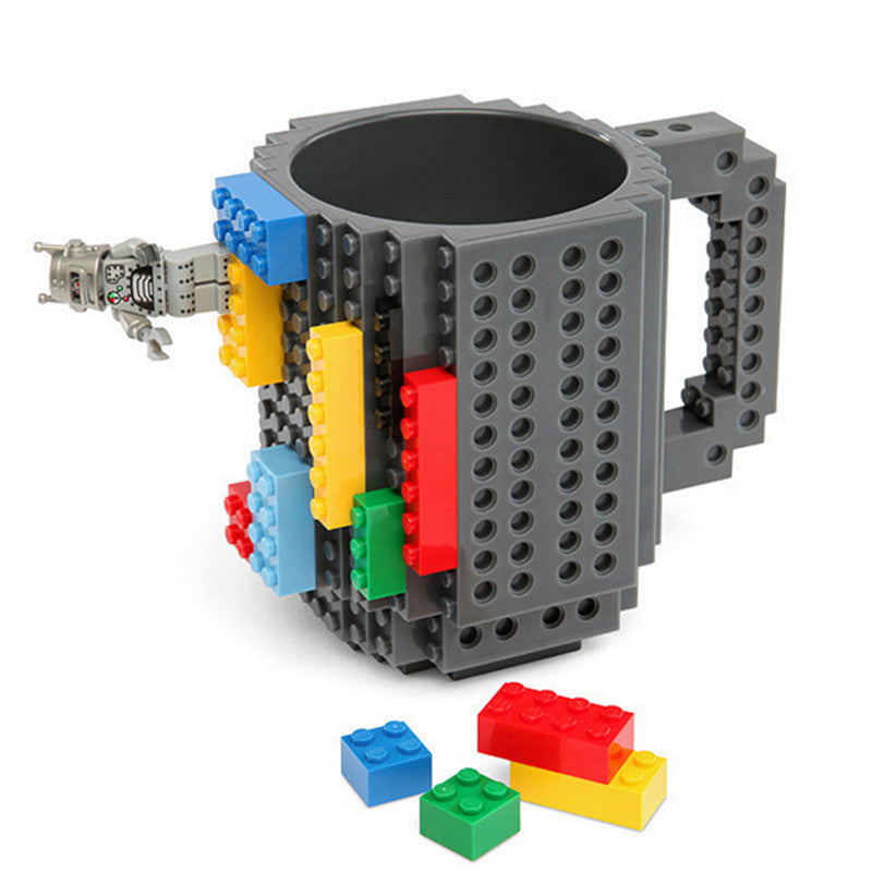 Build-On Brick Mug Compatible with Lego Bricks by HitMyNeed