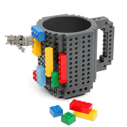 Build-On Brick Mug Compatible with Lego Bricks by HitMyNeed