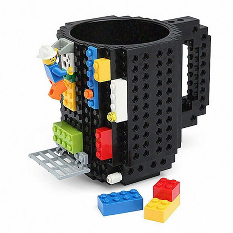 Build-On Brick Mug Compatible with Lego Bricks by HitMyNeed