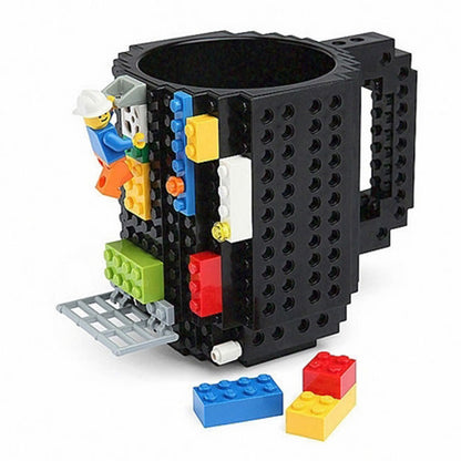 Build-On Brick Mug Compatible with Lego Bricks by HitMyNeed