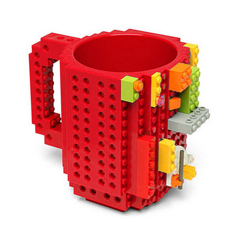 Build-On Brick Mug Compatible with Lego Bricks by HitMyNeed