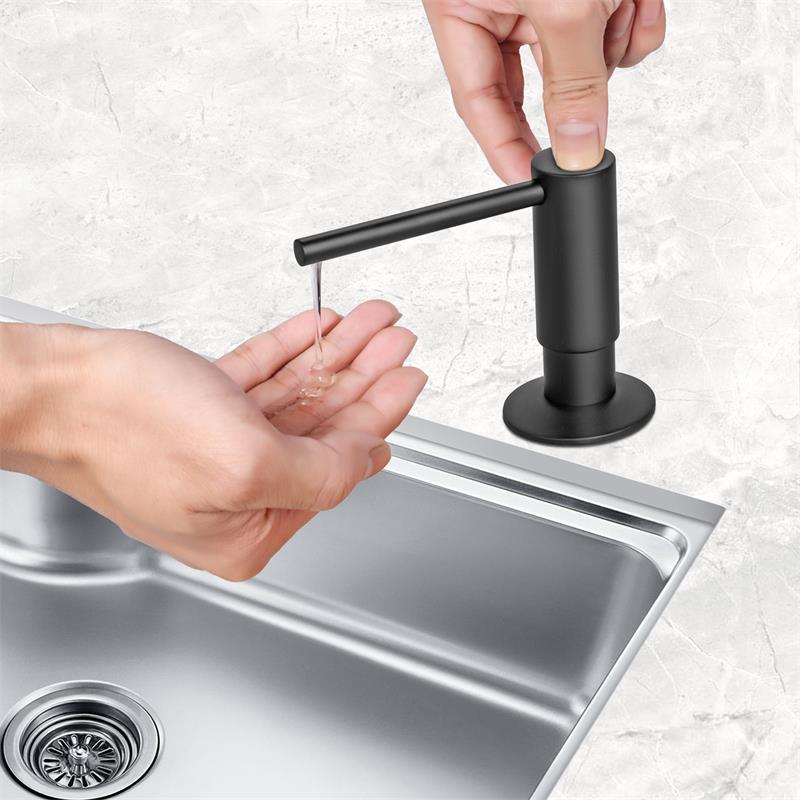 Built-In Brass Soap Dispenser with 500ml Bottle by HitMyNeed