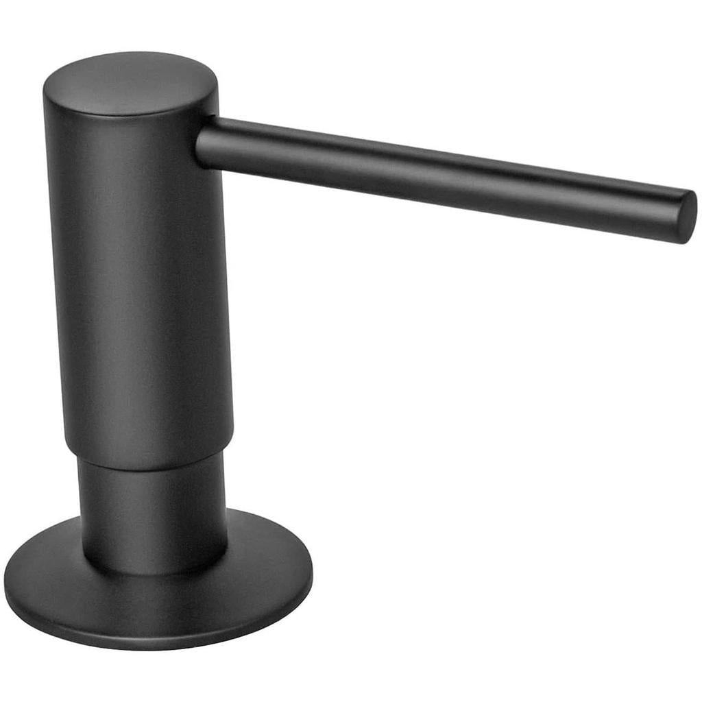 Built-In Brass Soap Dispenser with 500ml Bottle black by HitMyNeed