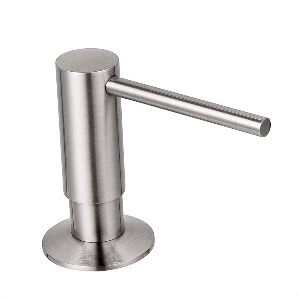 Built-In Brass Soap Dispenser with 500ml Bottle brushed-nickel by HitMyNeed