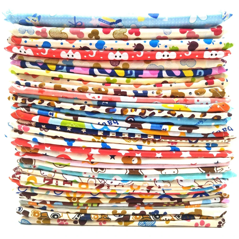 Bulk Cotton Dog Bandanas 50-Pack, S-XL, 50 Colours by HitMyNeed