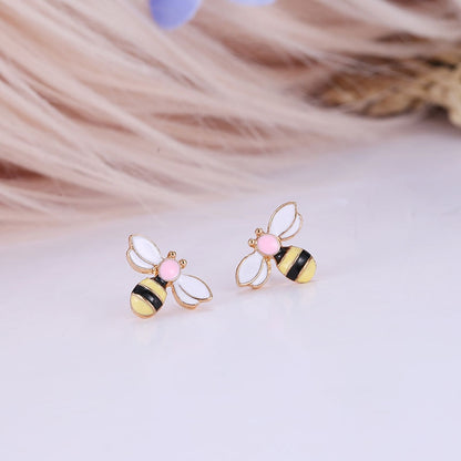 Bumble Bee Stud Earrings for Women by HitMyNeed