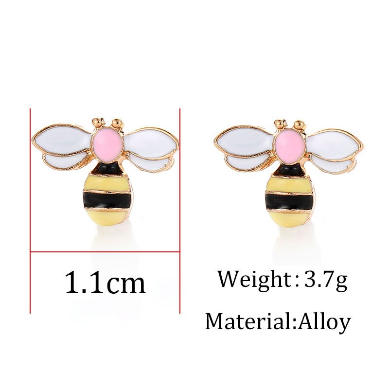 Bumble Bee Stud Earrings for Women by HitMyNeed