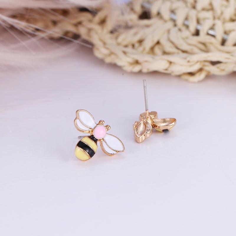 Bumble Bee Stud Earrings for Women by HitMyNeed