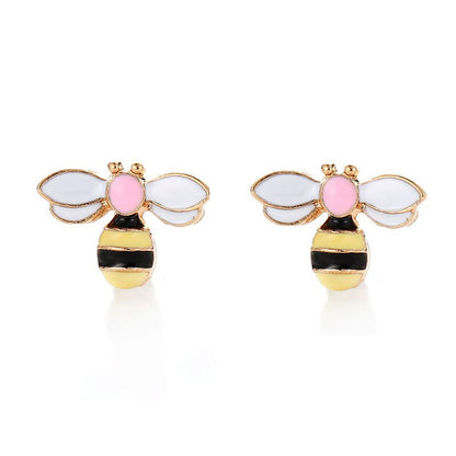 Bumble Bee Stud Earrings for Women by HitMyNeed
