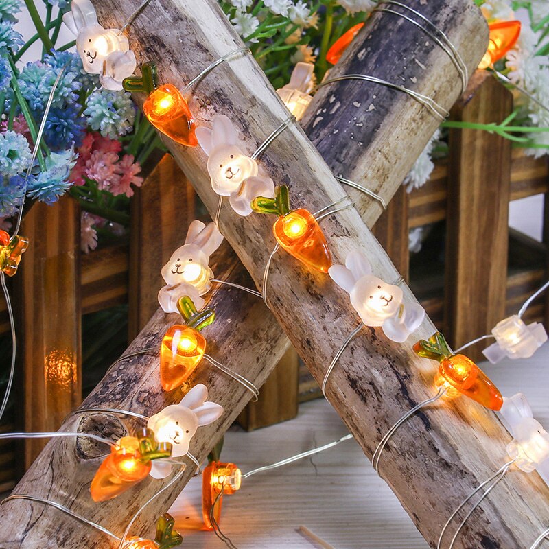 Bunny LED Easter String Lights, 2m, 20 Warm LEDs by HitMyNeed