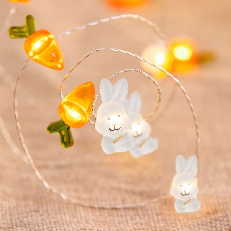 Bunny LED Easter String Lights, 2m, 20 Warm LEDs by HitMyNeed