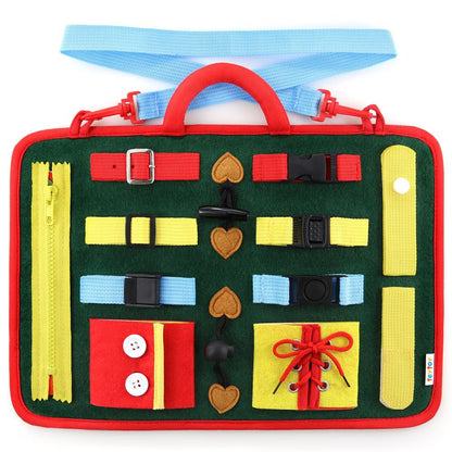 Busy Board Kids Activity Toy with Life Skills by HitMyNeed