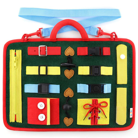 Busy Board Kids Activity Toy with Life Skills by HitMyNeed