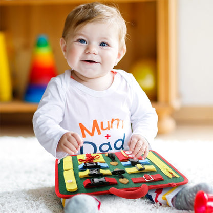 Busy Board Kids Activity Toy with Life Skills by HitMyNeed