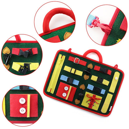 Busy Board Kids Activity Toy with Life Skills by HitMyNeed
