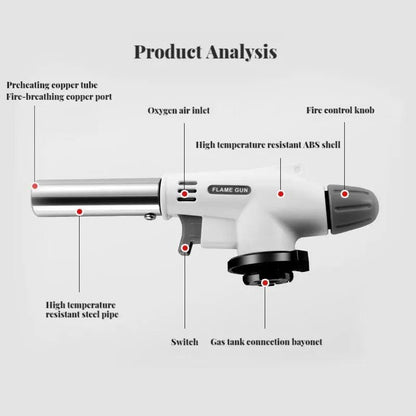 Butane Gas Blow Torch with Auto Ignition by HitMyNeed