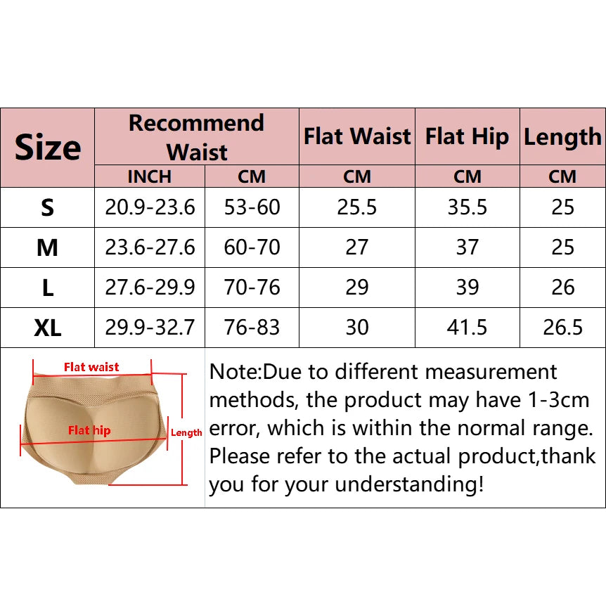 Butt Lifter Shaper Panties with Hip Pads for Women by HitMyNeed