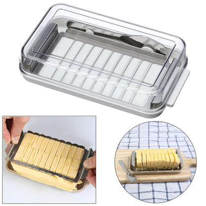 Butter Case with Stainless Steel Cutter by HitMyNeed