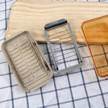 Butter Case with Stainless Steel Cutter by HitMyNeed