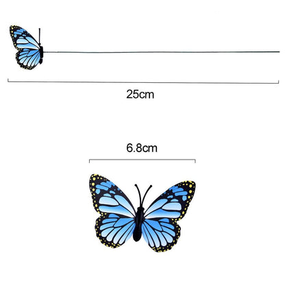 Butterfly Garden Decor Stakes Set of 24 by HitMyNeed