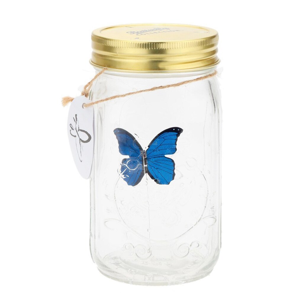 Butterfly Jar LED Light Decor by HitMyNeed