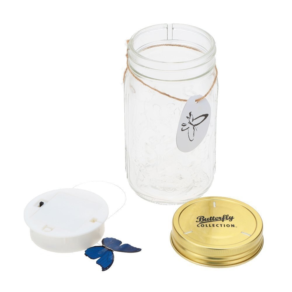 Butterfly Jar LED Light Decor by HitMyNeed