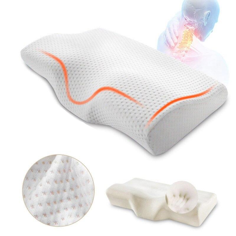 Butterfly Orthopedic Memory Foam Cervical Pillow by HitMyNeed