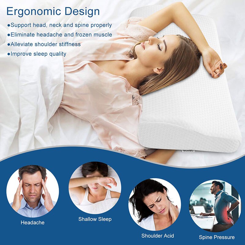 Butterfly Orthopedic Memory Foam Cervical Pillow by HitMyNeed