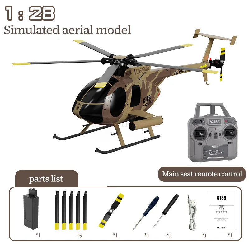 C189 1:28 Brushless RC Helicopter with 6-Axis Gyro by HitMyNeed