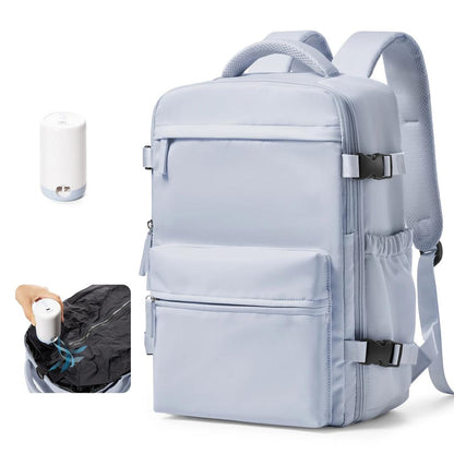 Cabin Backpack 40x20x25 with Compression & Laptop Slot purple by HitMyNeed