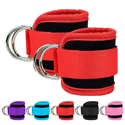 Cable Ankle Straps with Double D-Ring for Leg Workouts by HitMyNeed