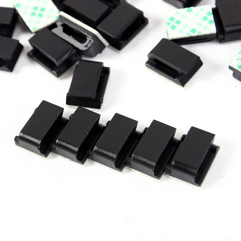 Cable Clips Cord Holders and Wire Clips (50 Pack) by HitMyNeed