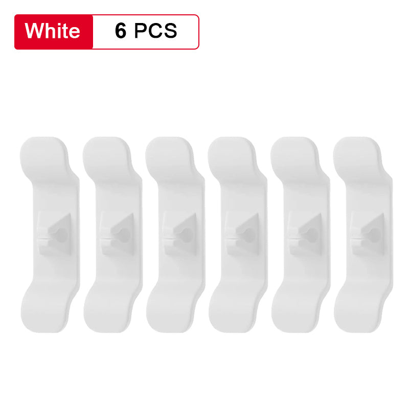 Cable Wire Organizer Cord Wrappers, 6-Pack 6pcs-white by HitMyNeed