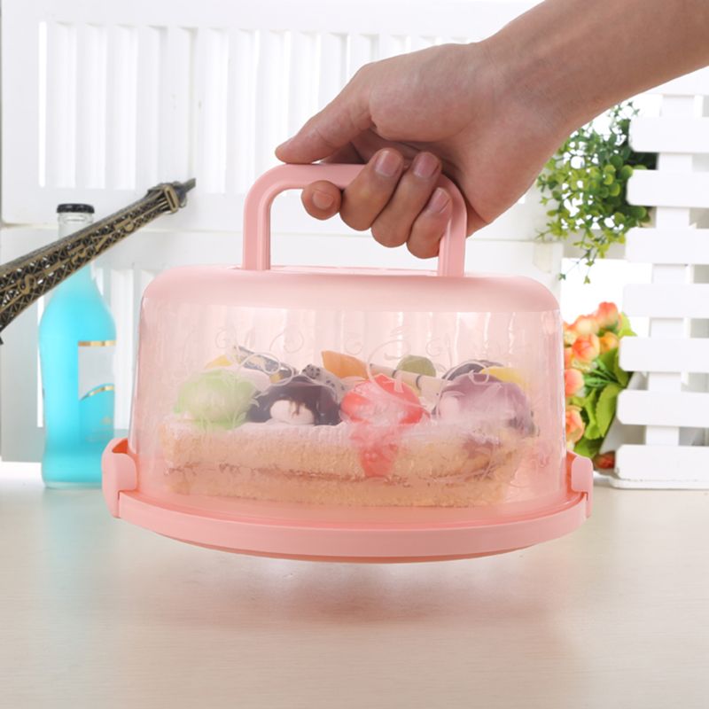 Cake Holder with Locking Lid Dessert Storage Box by HitMyNeed