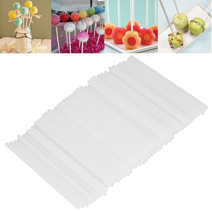 Cake Pop Sticks 80 Pack - 10cm Food-Grade Plastic by HitMyNeed