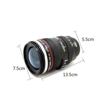 Camera Lens Mug with Lid - Insulated Travel Cup by HitMyNeed