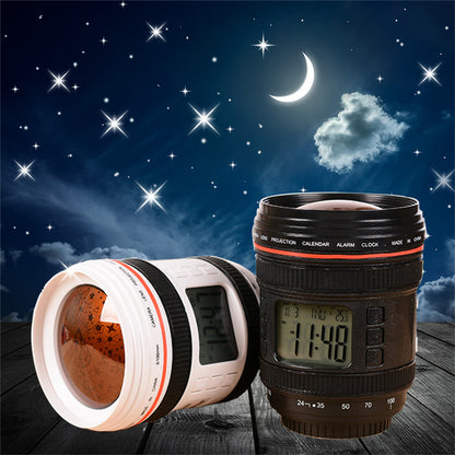 Camera Lens Star Projector LED Alarm Clock by HitMyNeed